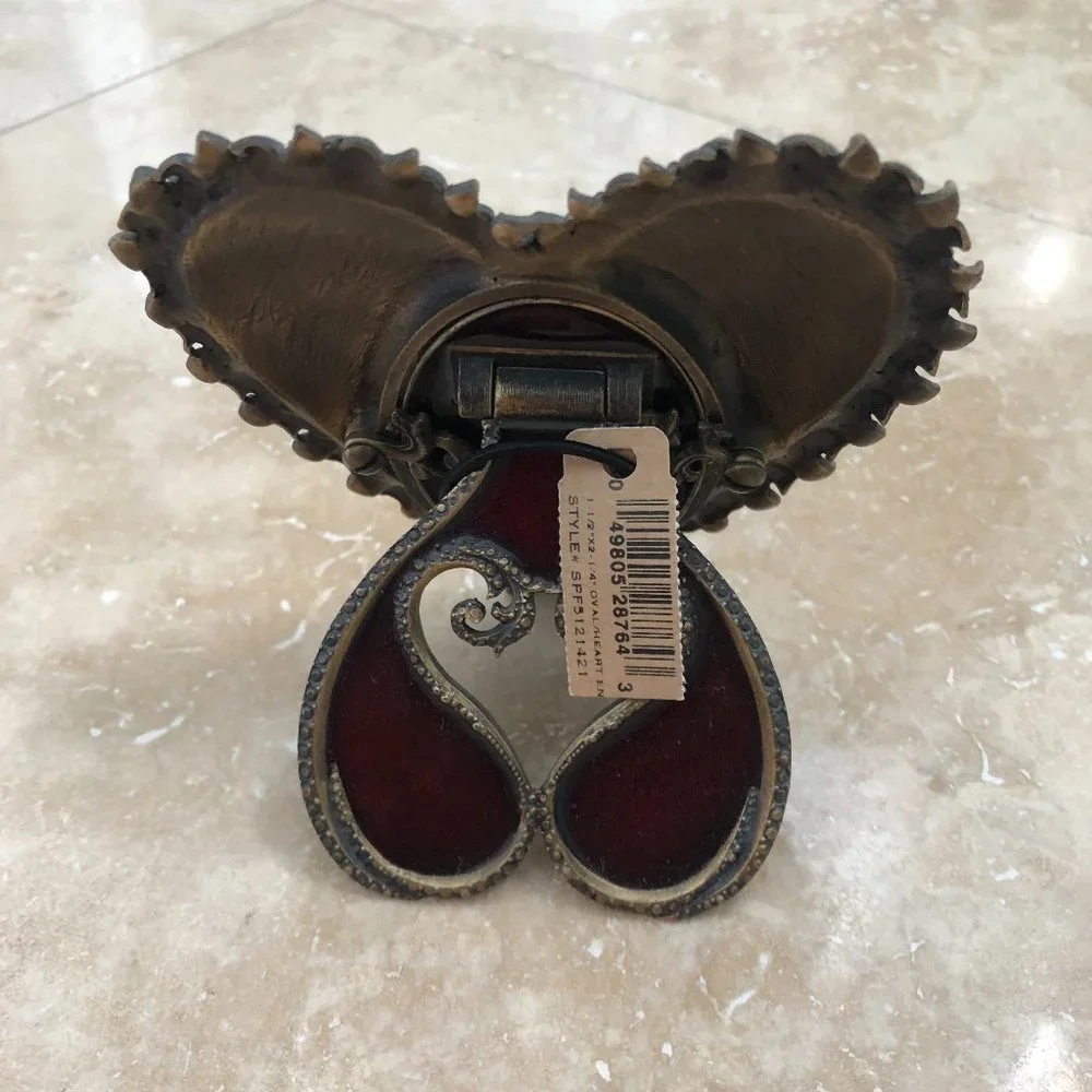 NEW RARE Jay Strongwater Red Jewel Heart Frame